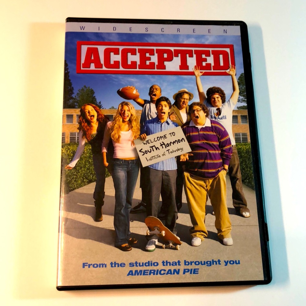 Accepted DVD Starring Justin Long, Blake Lively, Anthony Heald and Lewis…
